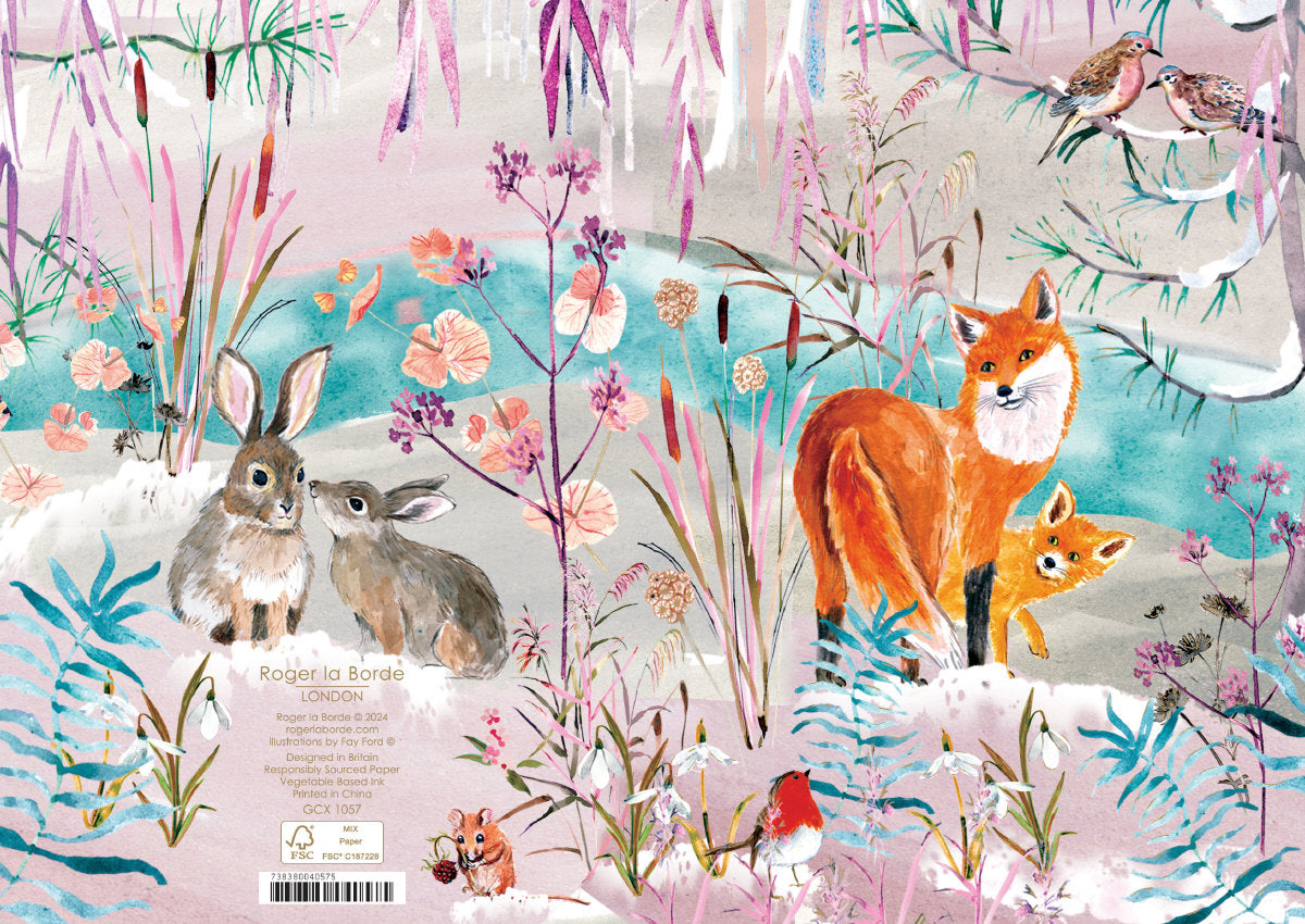 Roger la Borde Wild Winters Song Greeting Card featuring artwork by Fay Ford