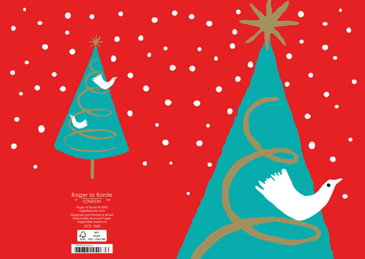 Roger la Borde Brilliant Birds Standard Card featuring artwork by Roger la Borde