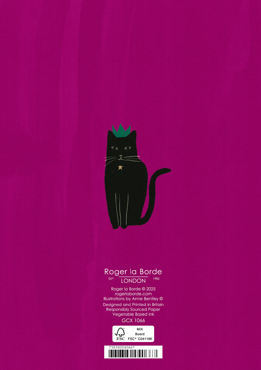 Roger la Borde Chouchou Chat Standard Card featuring artwork by Anne Bentley