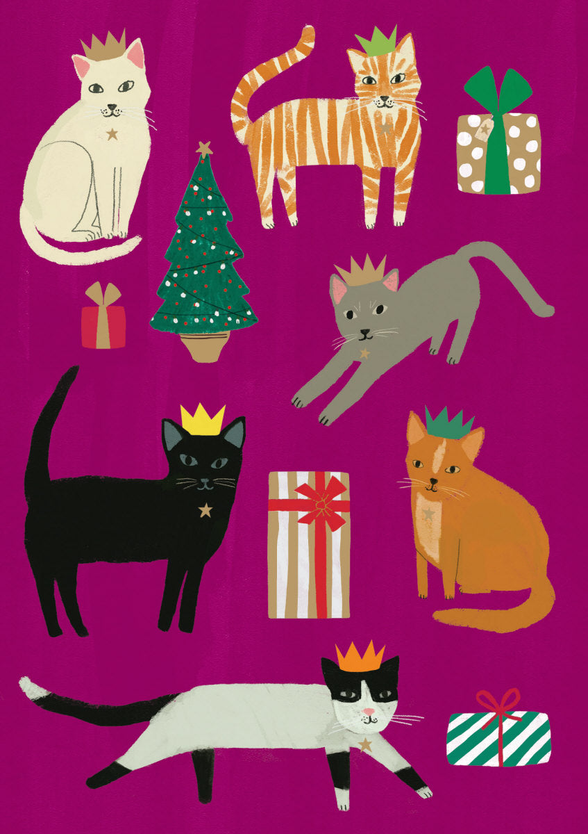 Roger la Borde Chouchou Chat Standard Card featuring artwork by Anne Bentley
