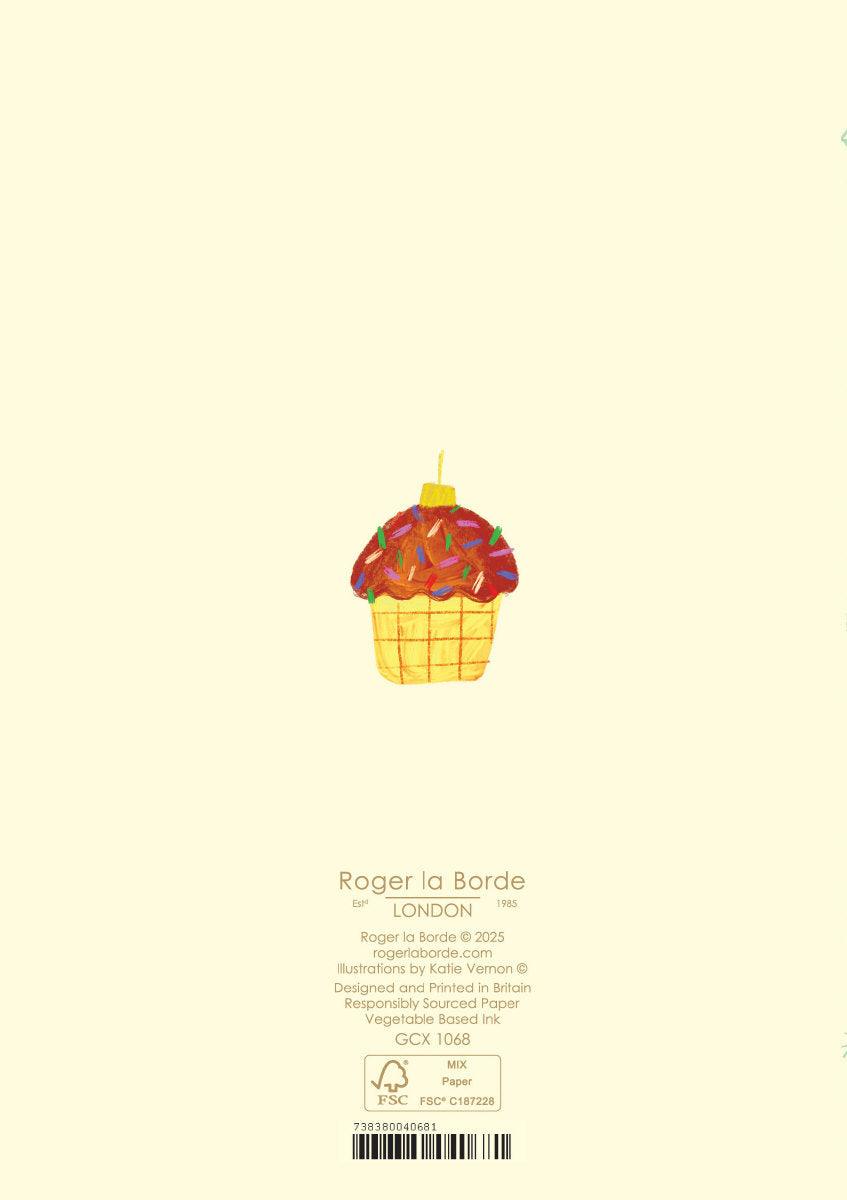 Roger la Borde Wild Winter Forest Standard Card featuring artwork by Katie Vernon