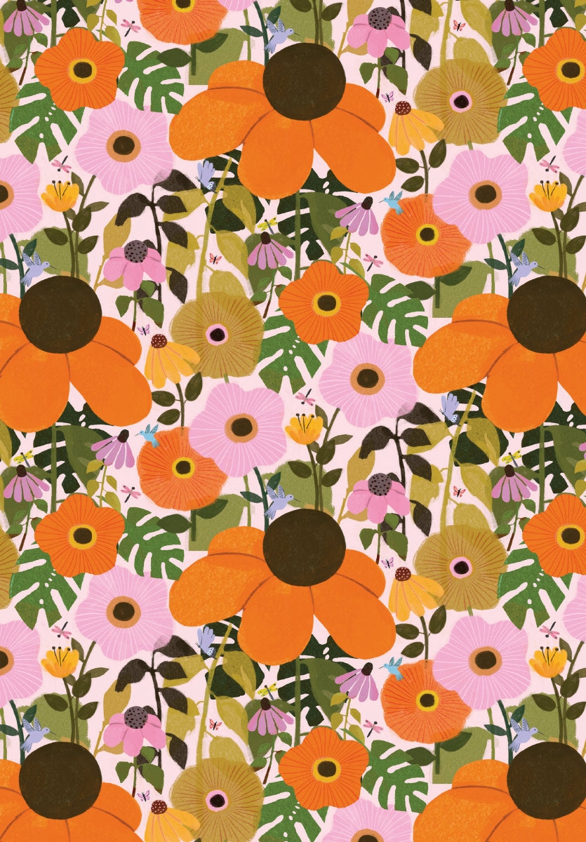 Roger la Borde Sunday Morning Reversible Wrap featuring artwork by Jennifer Orkin Lewis