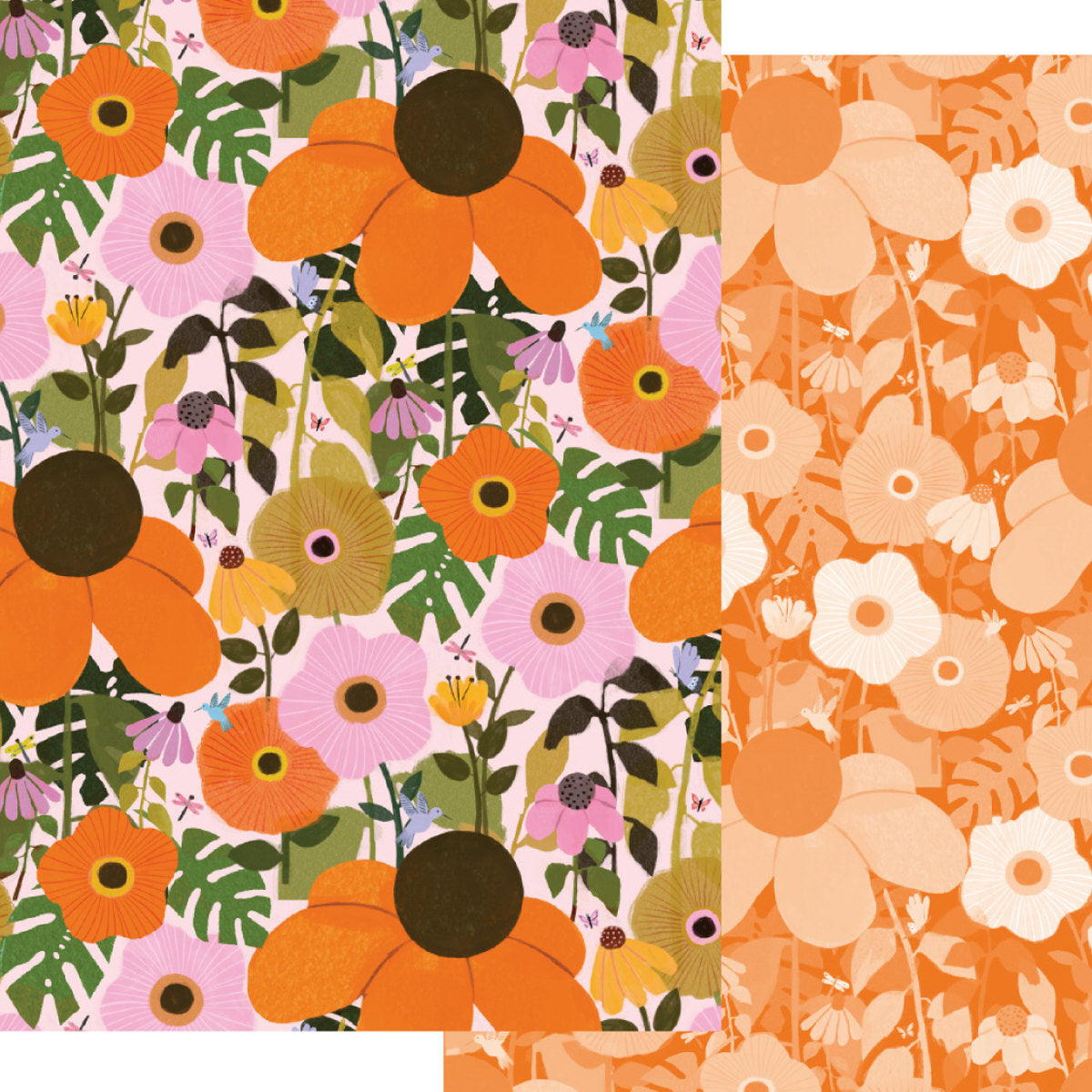 Roger la Borde Sunday Morning Reversible Wrap featuring artwork by Jennifer Orkin Lewis