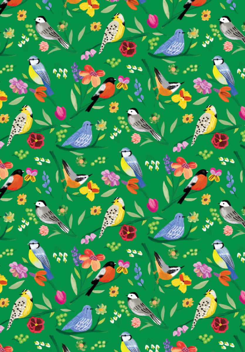 Roger la Borde Birdhaven Reversible Wrap featuring artwork by Katie Vernon