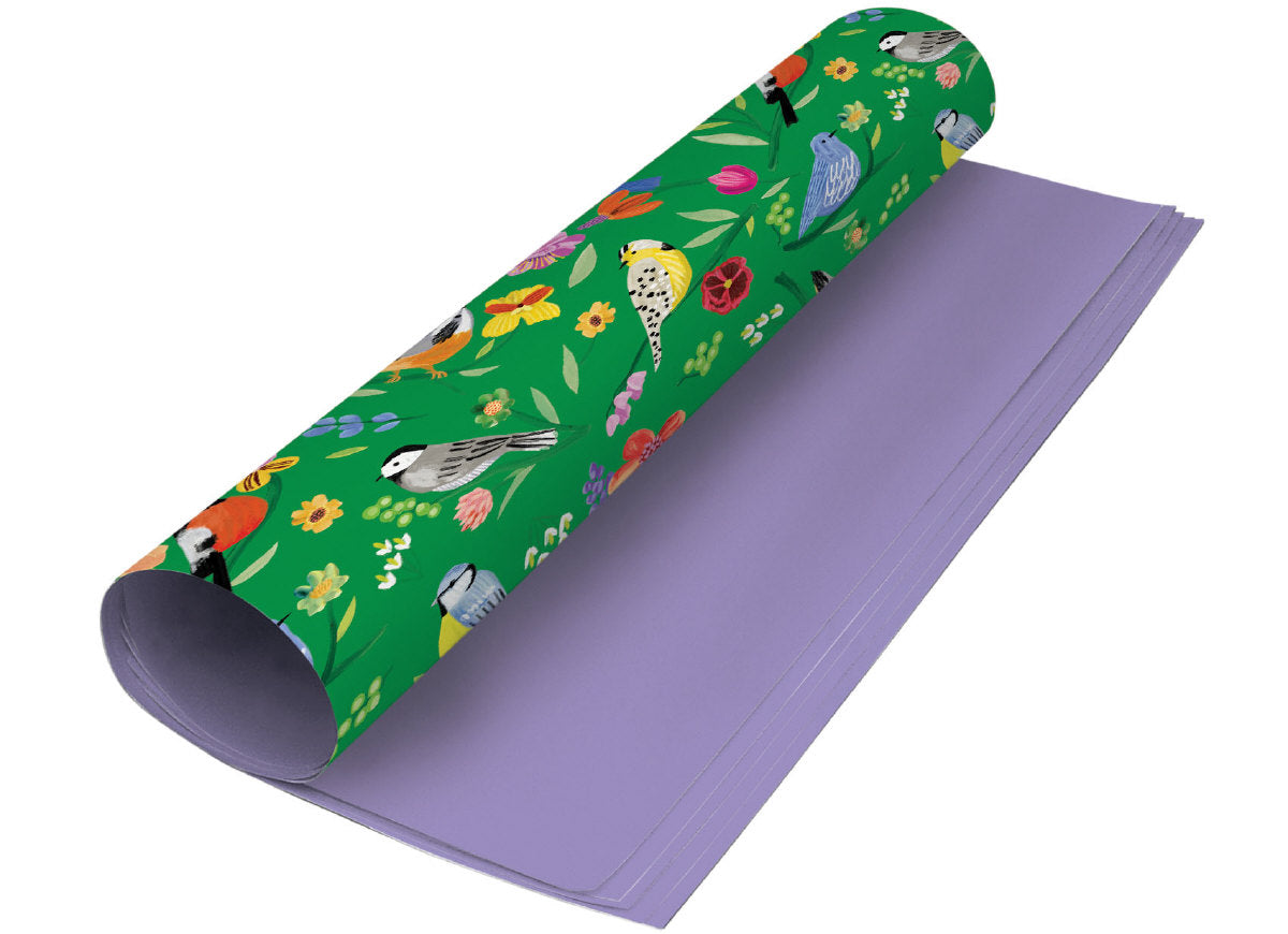 Roger la Borde Birdhaven Reversible Wrap featuring artwork by Katie Vernon