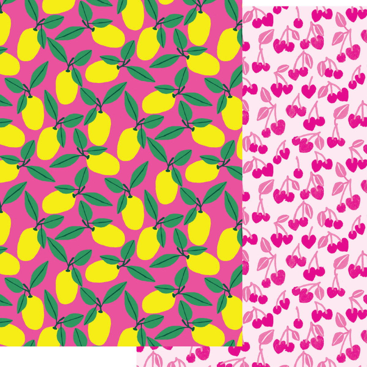 Roger la Borde Cute Fruit Reversible Wrap featuring artwork by Anne Bentley