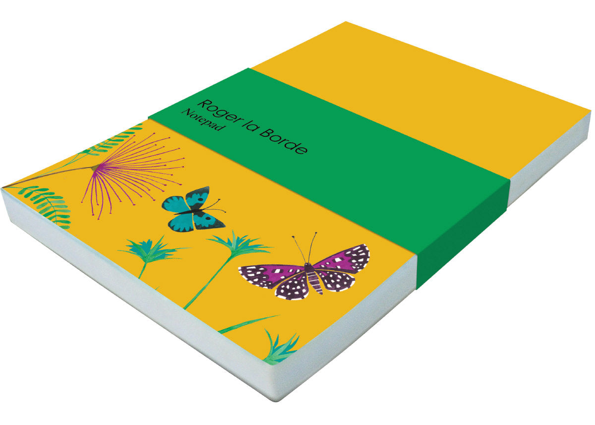Roger la Borde Night Flower Notepad featuring artwork by Lara Hawthorne