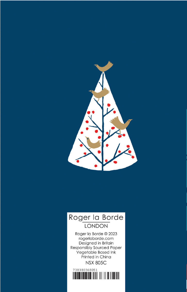Roger la Borde Christmas Gold Foil Card Pack featuring artwork by Roger la Borde