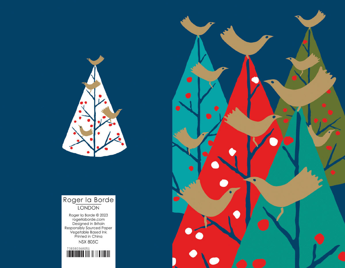 Roger la Borde Christmas Gold Foil Card Pack featuring artwork by Roger la Borde