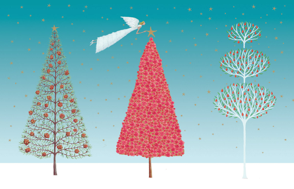 Roger la Borde Celestial Tree Gold Foil Card Pack featuring artwork by Roger la Borde