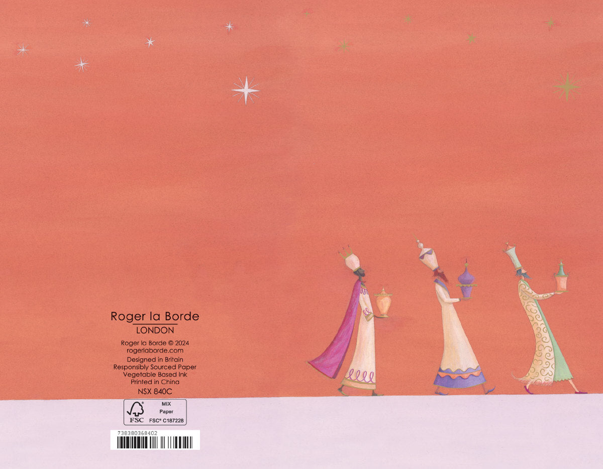 Roger la Borde Christmas Gold Foil Card Pack featuring artwork by Roger la Borde