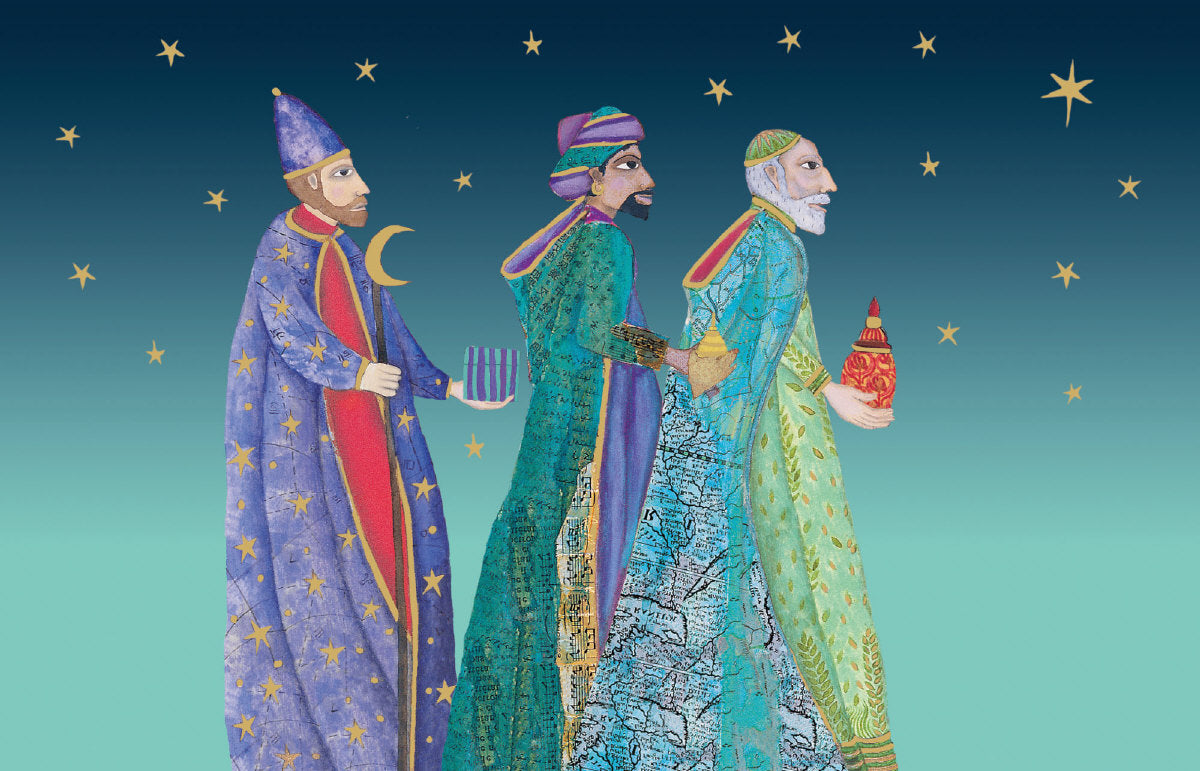 Roger la Borde Christmas Icons Charity Card Pack featuring artwork by Jane Ray