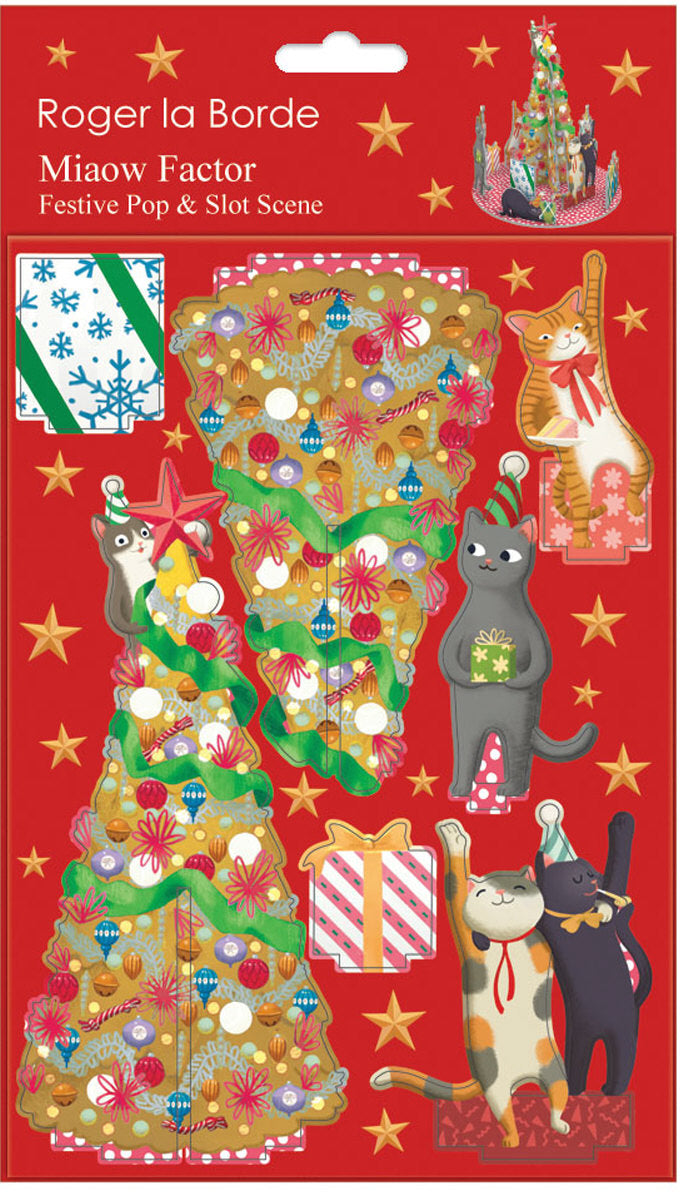 Roger la Borde Miaow Factor Pop & Slot 3D Scene featuring artwork by Jennifer M Potter