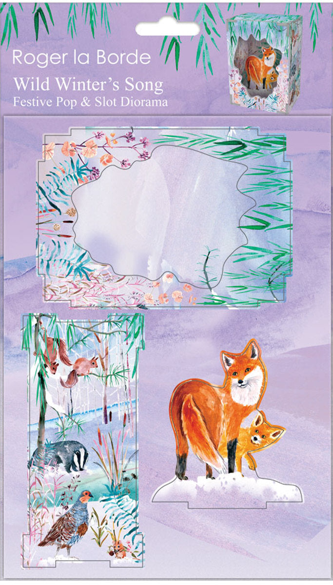 Roger la Borde Wild Winters Song Pop & Slot Diorama featuring artwork by Fay Ford
