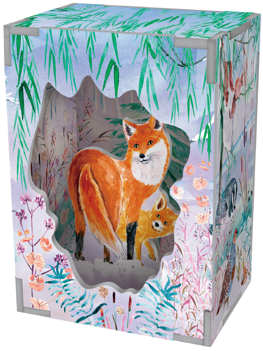 Roger la Borde Wild Winters Song Pop & Slot Diorama featuring artwork by Fay Ford