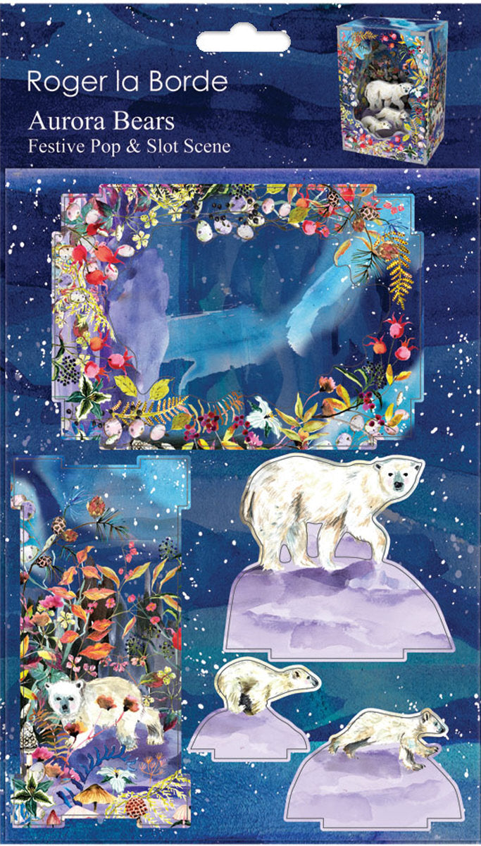 Roger la Borde Aurora Bears Pop & Slot Diorama featuring artwork by Fay Ford