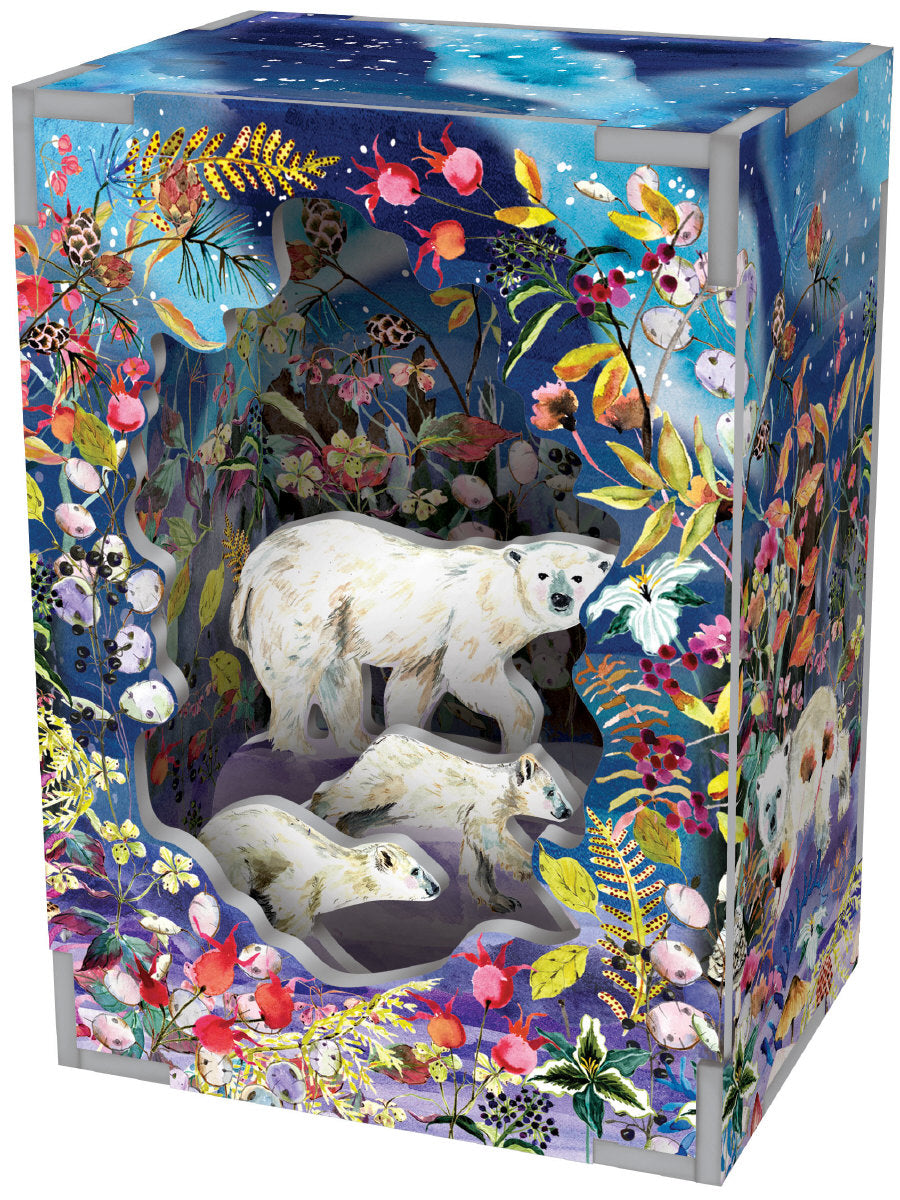 Roger la Borde Aurora Bears Pop & Slot Diorama featuring artwork by Fay Ford