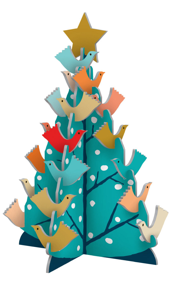 Roger la Borde Brilliant Birds Petite Pop & Slot Advent featuring artwork by Roger la Borde