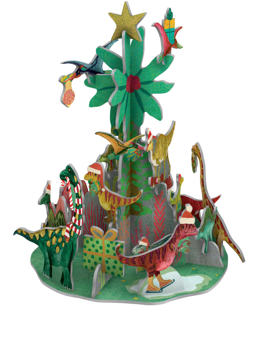 Roger la Borde Dino Mighty Petite Pop & Slot Advent featuring artwork by Katherine Quinn