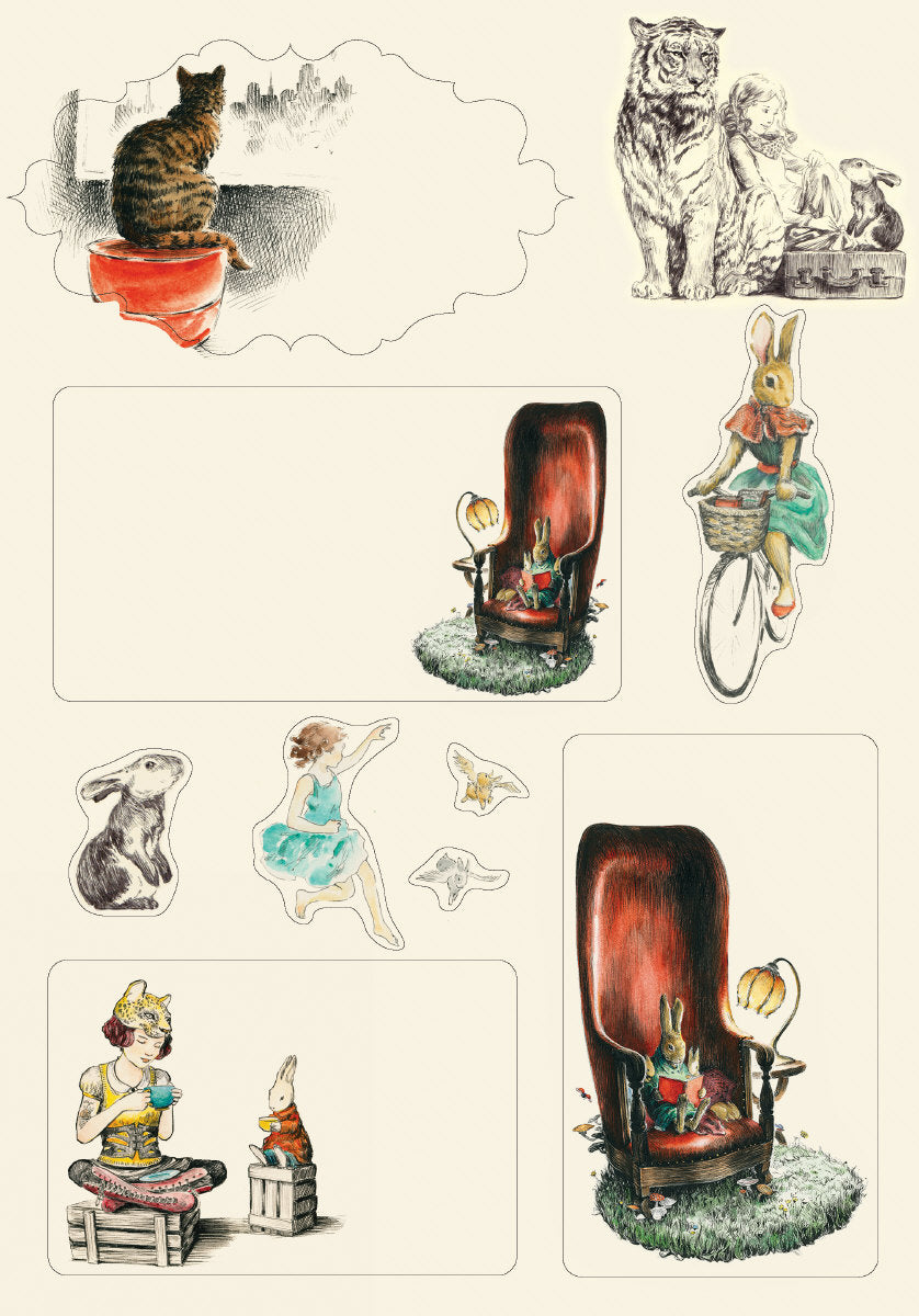 Roger la Borde Mondoodle Writing Paper Set featuring artwork by Elise Hurst