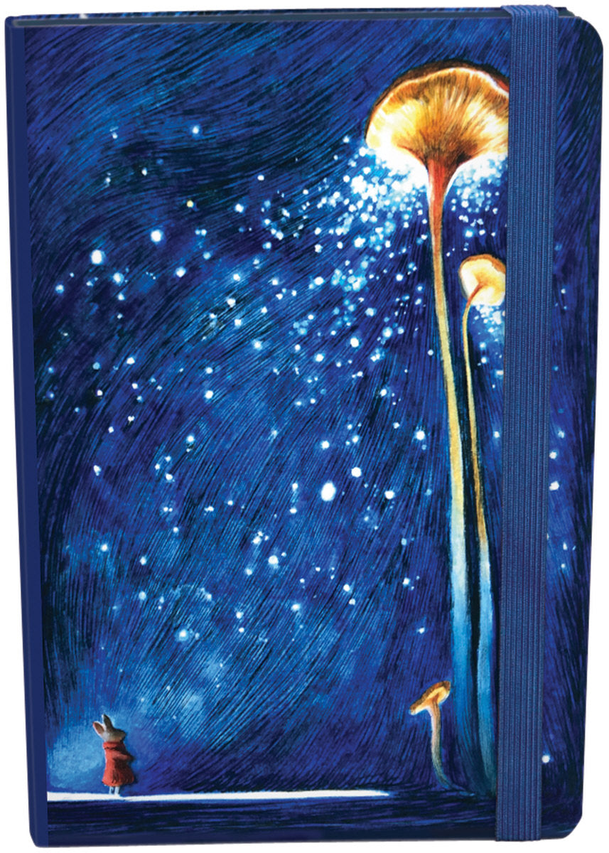 Roger la Borde Mondoodle A5 Hardback Journal with elastic binder featuring artwork by Elise Hurst