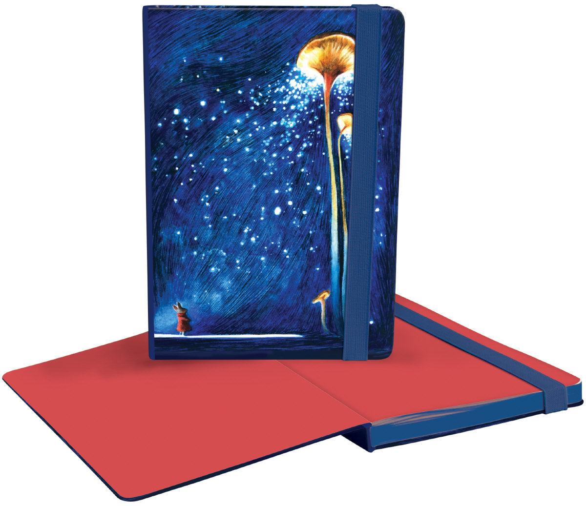 Roger la Borde Mondoodle A5 Hardback Journal with elastic binder featuring artwork by Elise Hurst