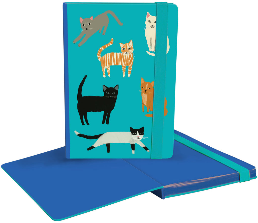 Roger la Borde Pretty Paws A5 Hardback Journal with elastic binder featuring artwork by Anne Bentley