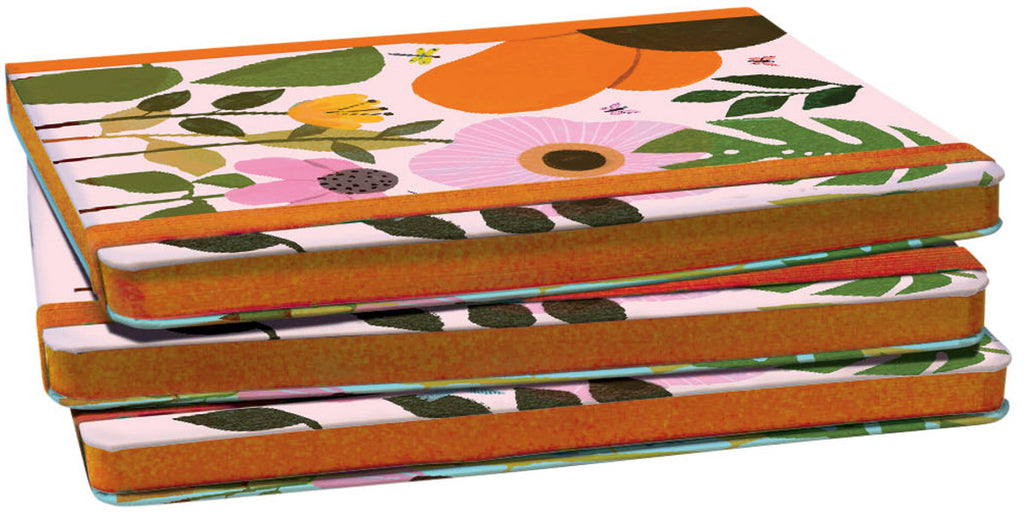 Roger la Borde Sunday Morning A5 Hardback Journal with elastic binder featuring artwork by Aura Lewis