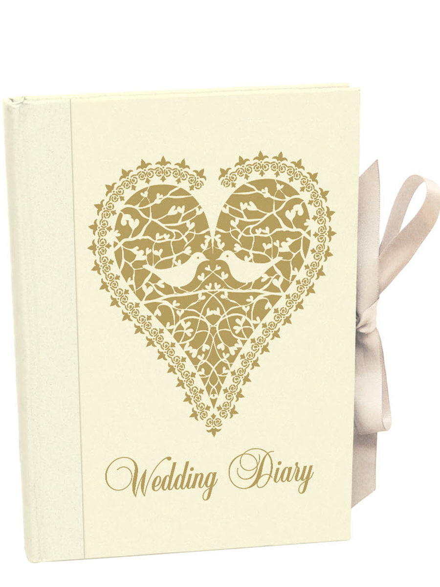 Roger la Borde Wedding Heart Vine Illustrated Wedding Planner featuring artwork by Roger la Borde