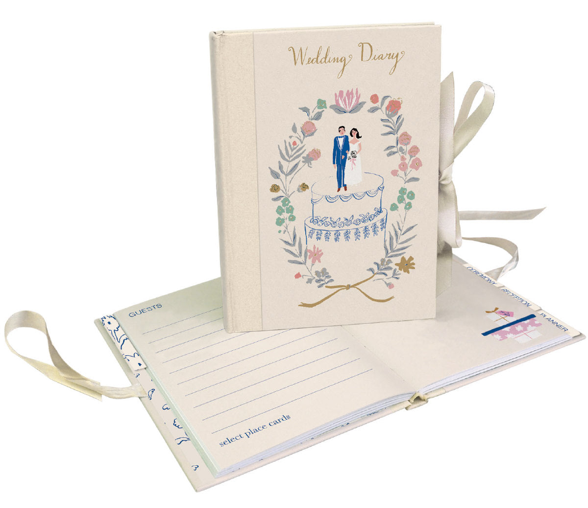Roger la Borde Little House Illustrated Wedding Planner featuring artwork by Emily Isabella