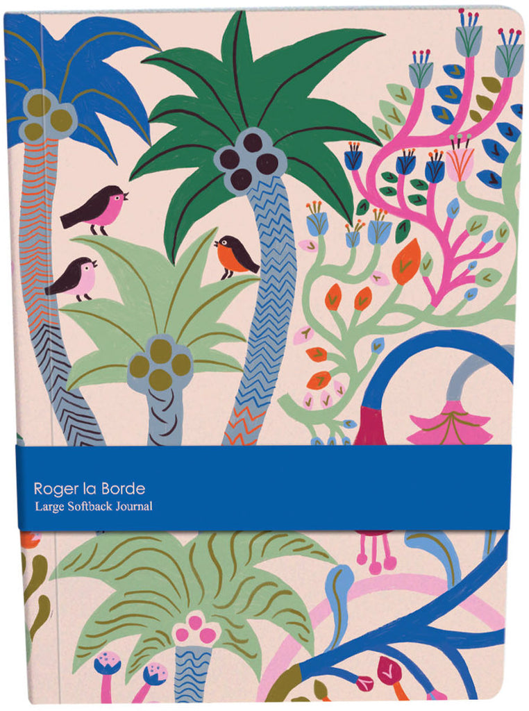 Roger la Borde Starflower Large Softback Journal featuring artwork by Monika Forsberg