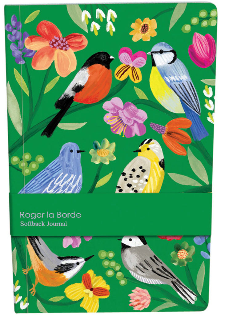 Roger la Borde Birdhaven A5 Softback Journal featuring artwork by Katie Vernon