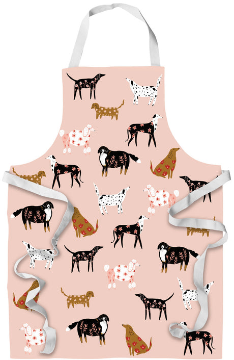 Roger la Borde Cinnamon and Ginger Apron featuring artwork by Holly Jolley