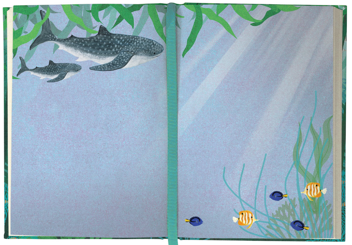 Roger la Borde Whale Song Illustrated Journal featuring artwork by Katherine Quinn