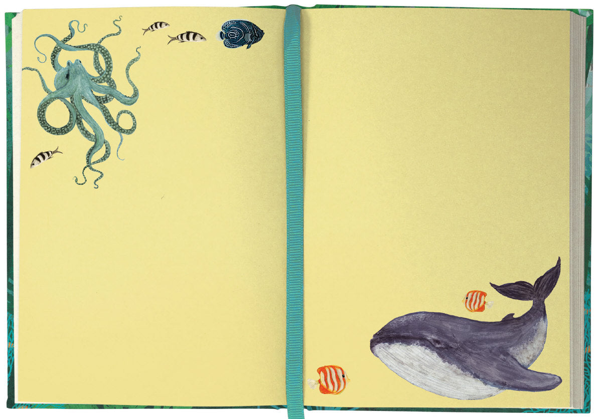 Roger la Borde Whale Song Illustrated Journal featuring artwork by Katherine Quinn