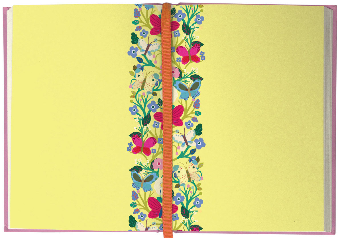 Roger la Borde Butterfly Garden Illustrated Journal featuring artwork by Monika Forsberg