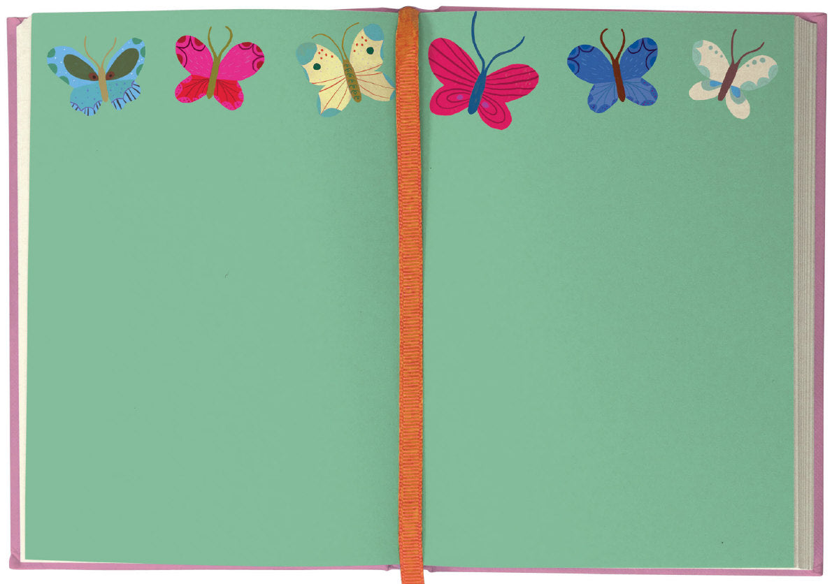 Roger la Borde Butterfly Garden Illustrated Journal featuring artwork by Monika Forsberg