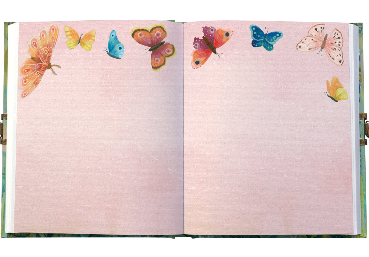 Roger la Borde Butterfly Ball Lockable Notebook featuring artwork by Kendra Binney