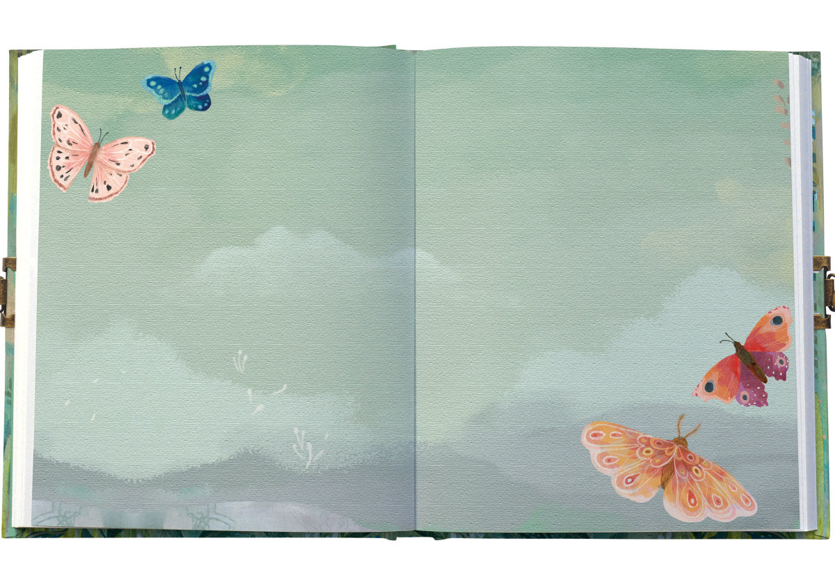 Roger la Borde Butterfly Ball Lockable Notebook featuring artwork by Kendra Binney