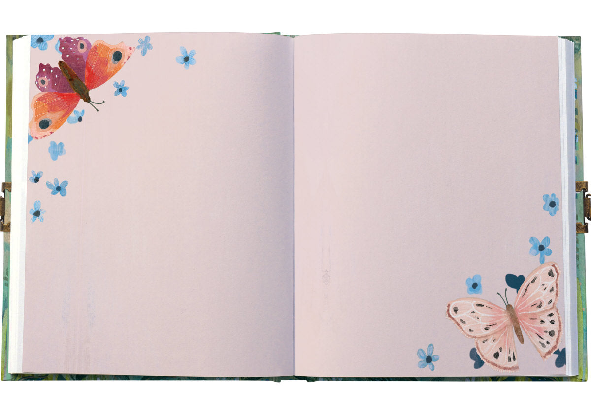 Roger la Borde Butterfly Ball Lockable Notebook featuring artwork by Kendra Binney