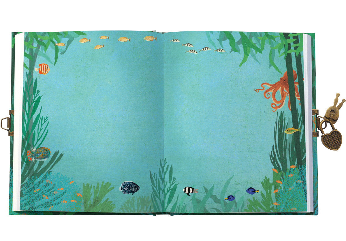 Roger la Borde Whale Song Lockable Notebook featuring artwork by Katherine Quinn
