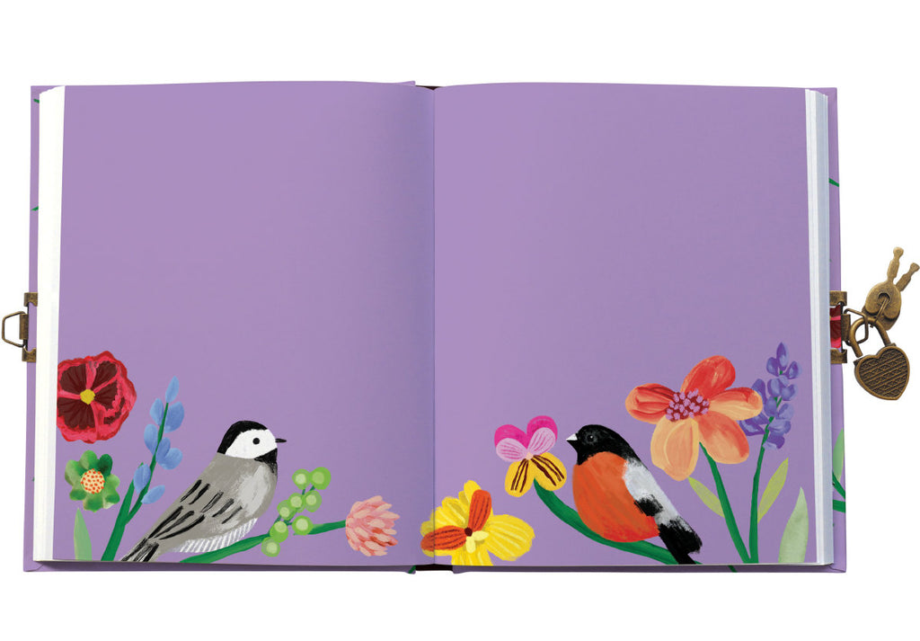 Roger la Borde Birdhaven Lockable Notebook featuring artwork by Katie Vernon