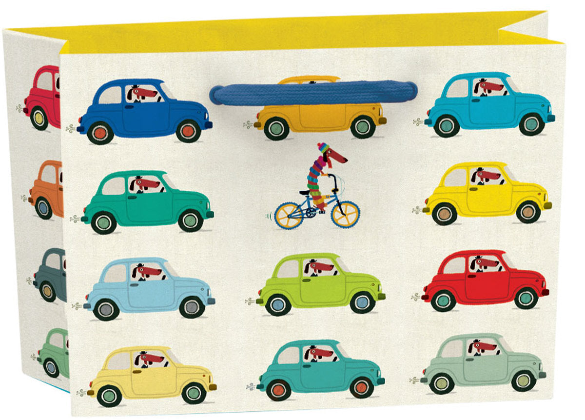 Roger la Borde Odd Dog Out Gift Bag featuring artwork by Rob Biddulph