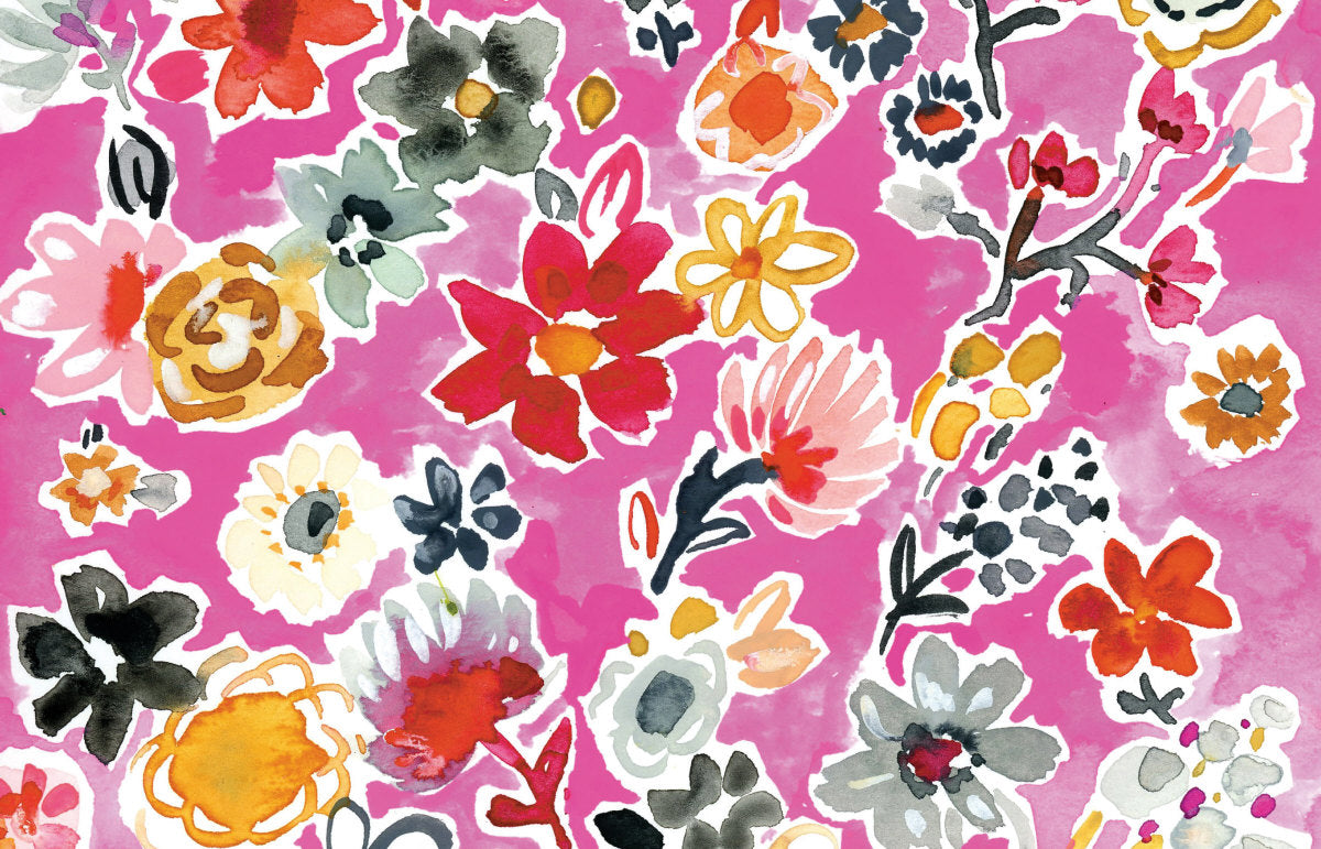 Roger la Borde Wild Batik Correspondence Cards Wallet featuring artwork by Jennifer Orkin Lewis