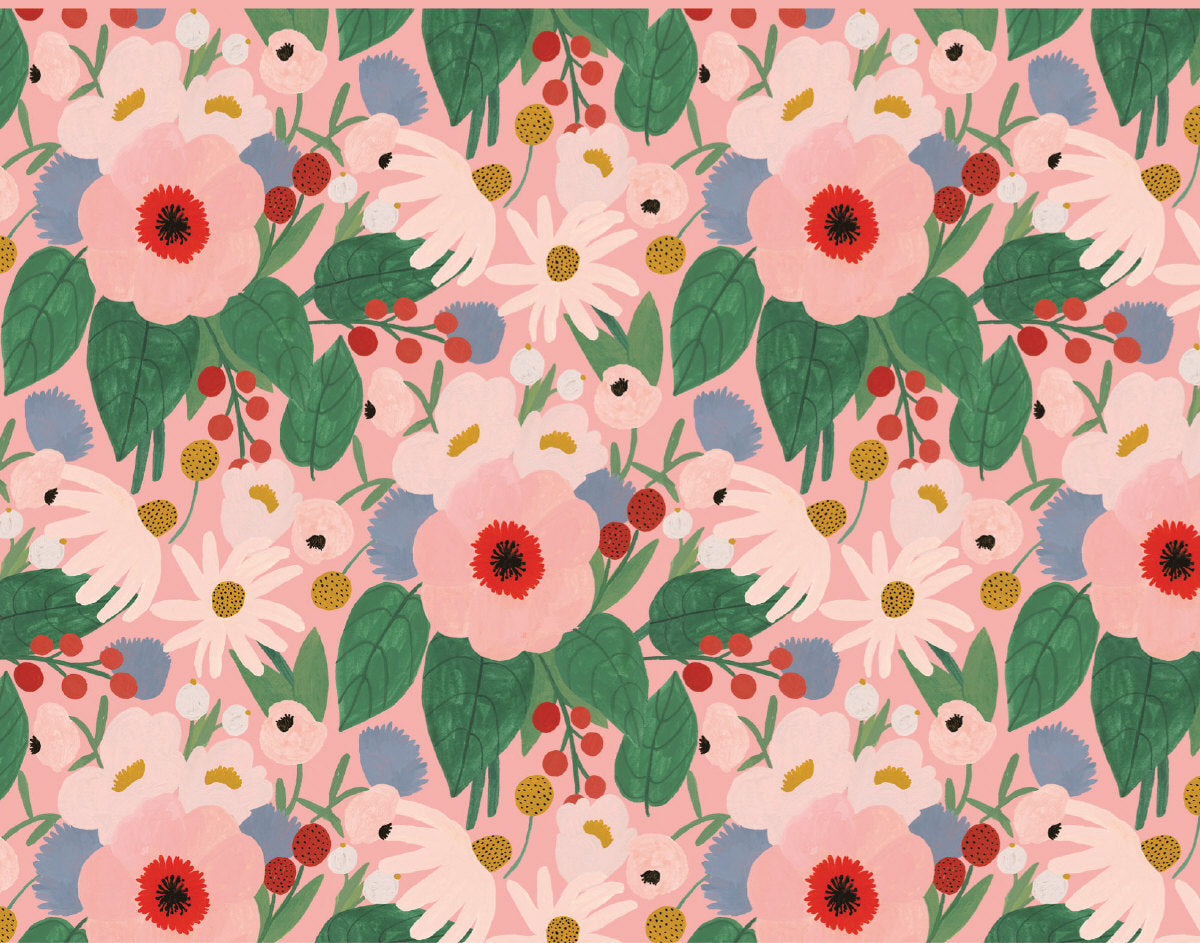 Roger la Borde Big Pink Chic Notecard Box featuring artwork by Kate Pugsley