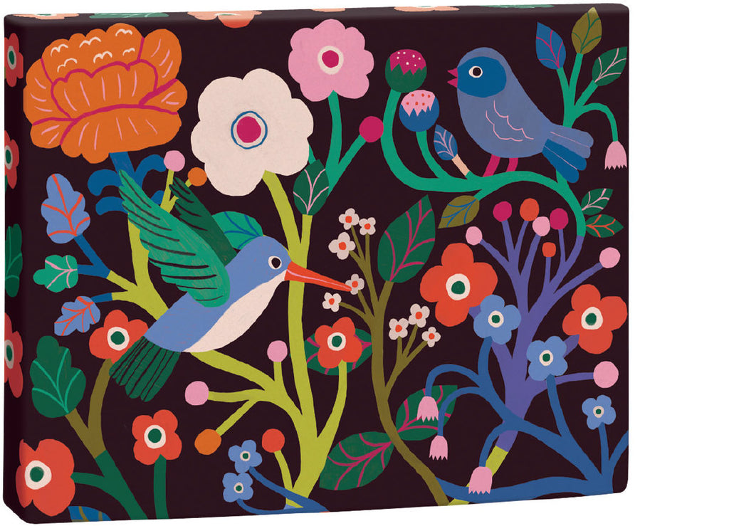 Roger la Borde Birdsong Chic Notecard Box featuring artwork by Monika Forsberg
