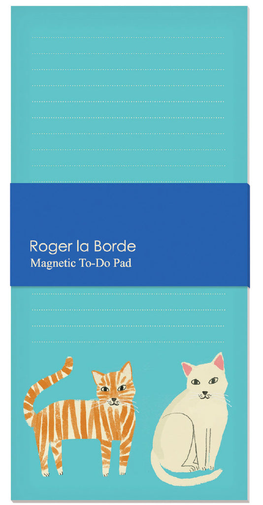 Roger la Borde Pretty Paws Magnet Notepad featuring artwork by Anne Bentley