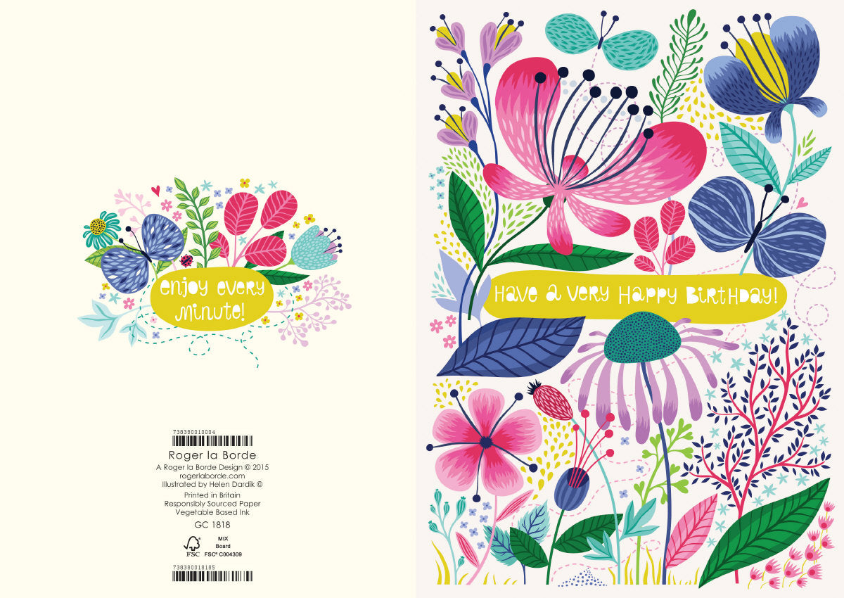 Roger la Borde Enchanting Forest Greeting Card featuring artwork by Helen Dardik