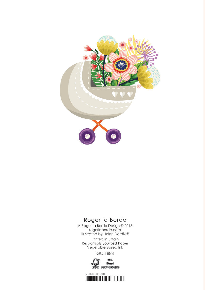 Roger la Borde English Eccentrics Greeting Card featuring artwork by Helen Dardik