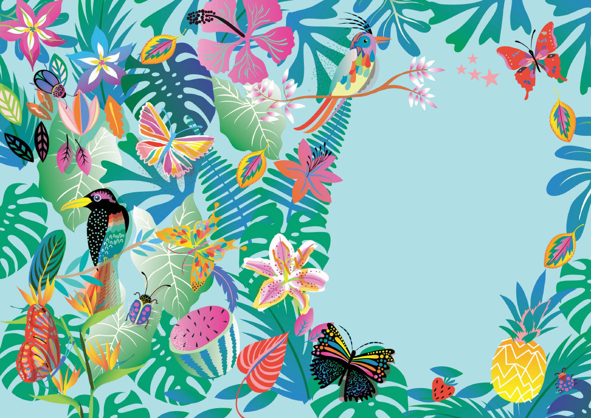 Roger la Borde Tropical Greeting Card featuring artwork by Roger la Borde